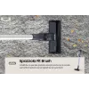 Aspirador escoba Samsung VS15A6031R4 batería en seco sin bolsa 0,8 L negro