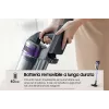 Aspirador escoba Samsung VS15A6031R4 batería en seco sin bolsa 0,8 L negro
