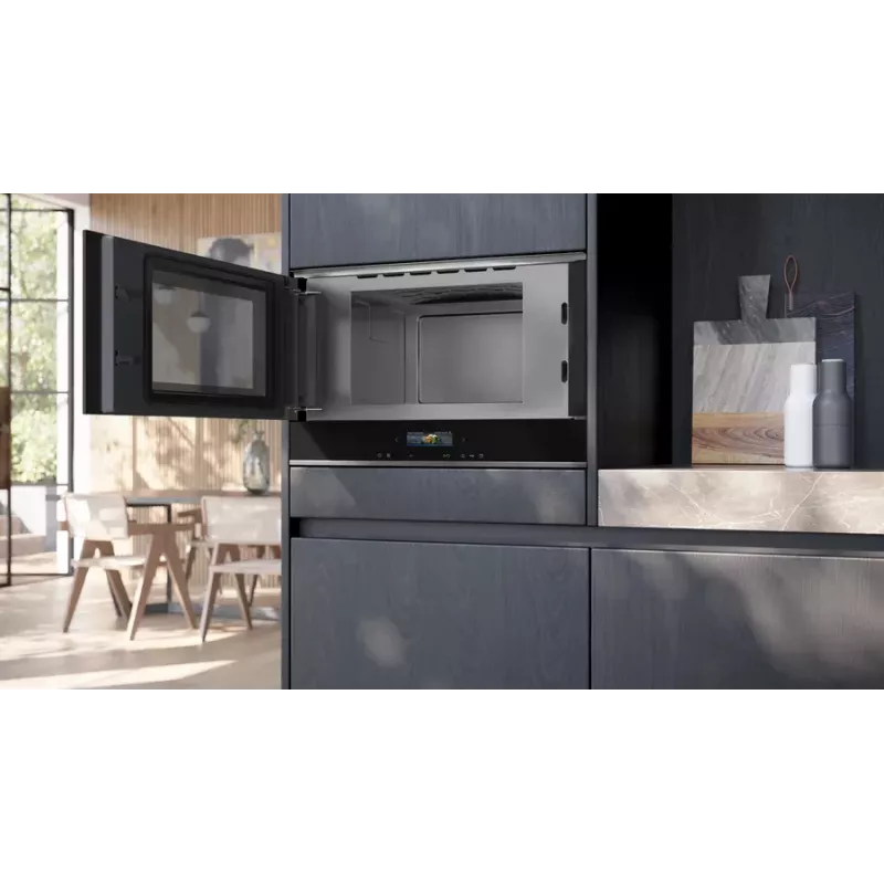 Microondas Siemens iQ700 BF722L1B1 negro microondas solo empotrable 21 l 900 W