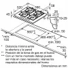Placa Siemens iQ500 EP6A6PI10 negra empotrable 59 cm gas 4 zona(s)