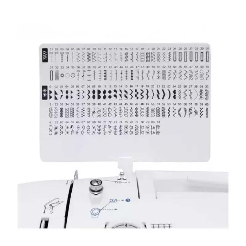 SINGER Máquina de coser 7640 — modelo doméstico eléctrico, blanca, varios programas de puntadas