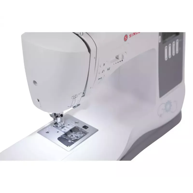 SINGER Máquina de coser 7640 — modelo doméstico eléctrico, blanca, varios programas de puntadas