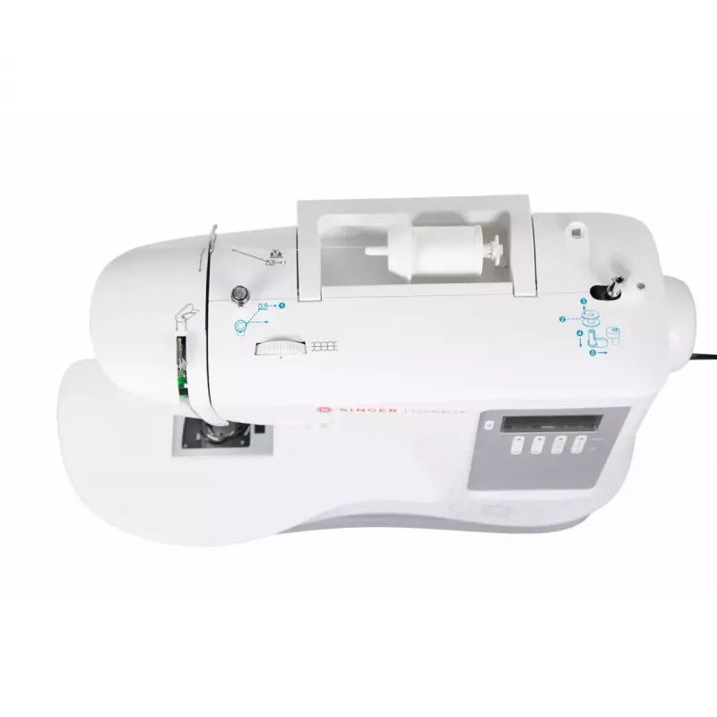 SINGER Máquina de coser 7640 — modelo doméstico eléctrico, blanca, varios programas de puntadas