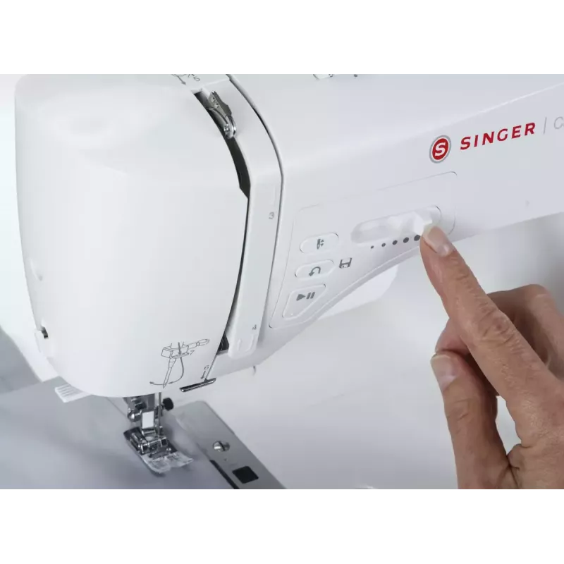 SINGER Máquina de coser 7640 — modelo doméstico eléctrico, blanca, varios programas de puntadas