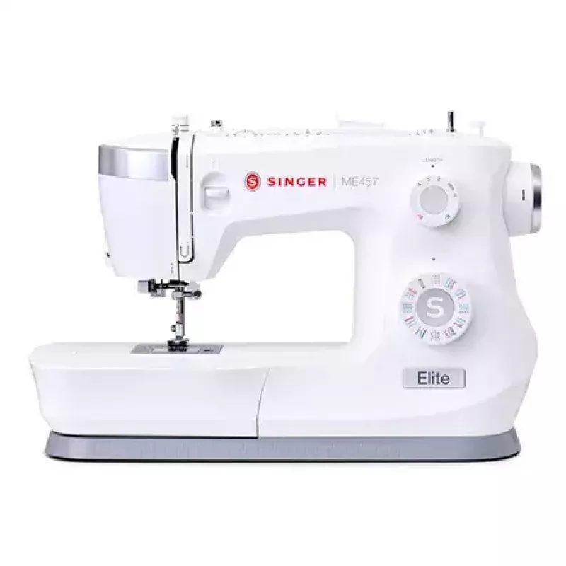 Máquina de coser SINGER ME457 — máquina de coser doméstica, 100 puntadas, enhebrador automático