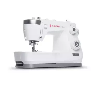 Máquina de coser SINGER ME457 — máquina de coser doméstica, 100 puntadas, enhebrador automático