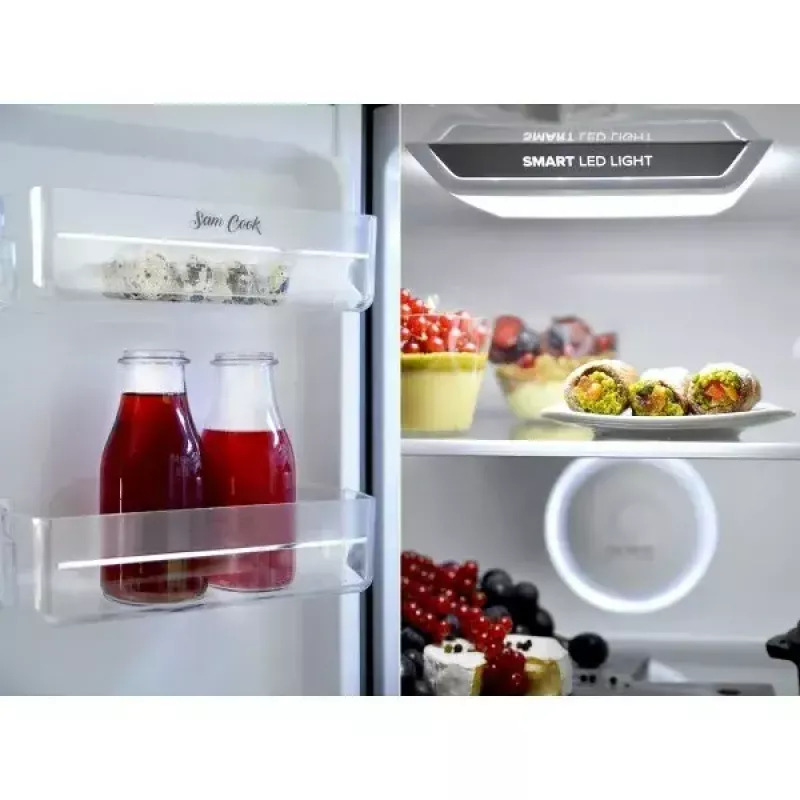 Frigorífico combi sam cook Multi Door 472 L, negro, clase energética E