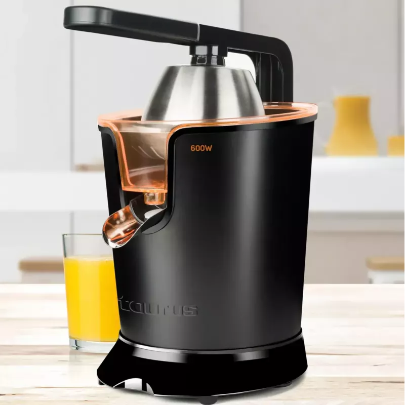 Taurus Easy Press 600 924257000 exprimidor de cítricos, 600 W, negro/marrón