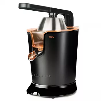 Exprimidor centrífugo Taurus Easy Press 600 — 600 W, depósito de zumo 0,65 L, carcasa de acero inoxidable, antigoteo