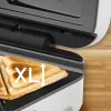 Tefal Snack XL SW701110 sandwichera, 850 W, blanca/acero inoxidable