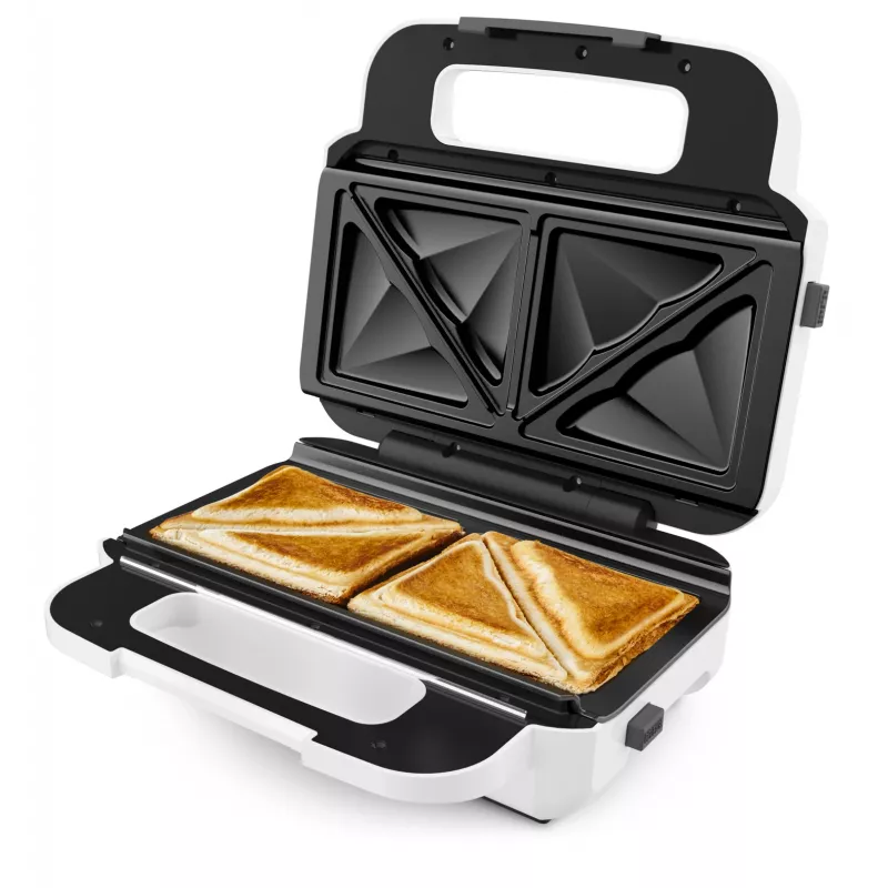Tefal Snack XL SW701110 sandwichera, 850 W, blanca/acero inoxidable