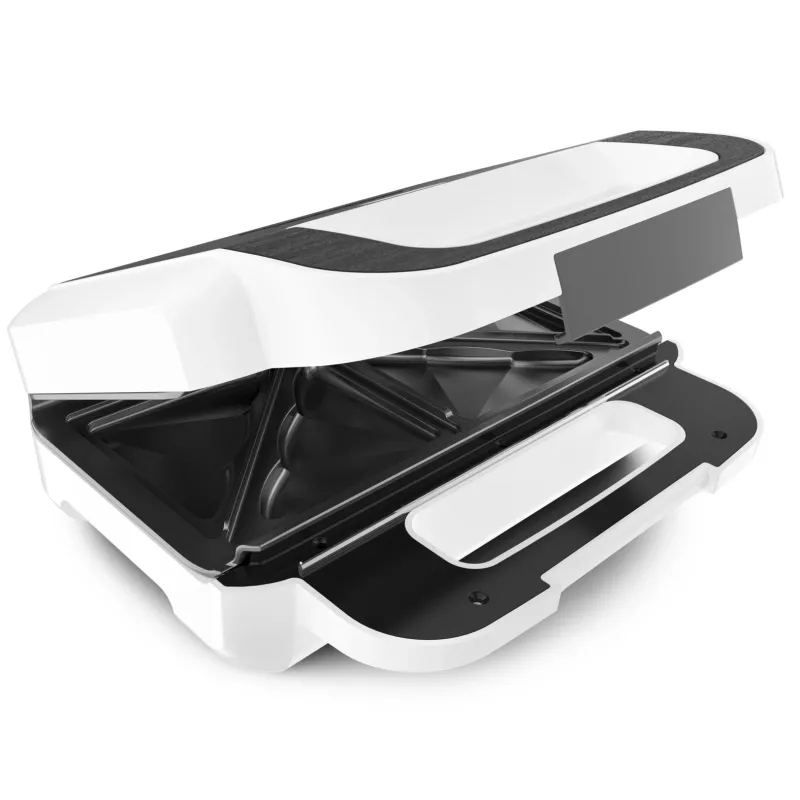 Tefal Snack XL SW701110 sandwichera, 850 W, blanca/acero inoxidable
