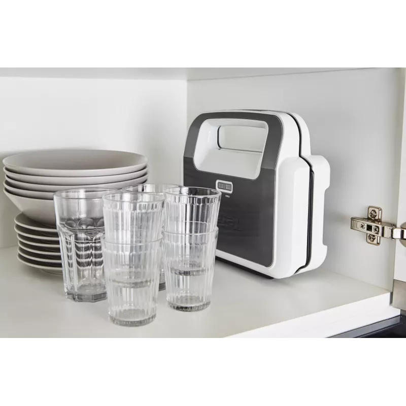 Tefal Snack XL SW701110 sandwichera, 850 W, blanca/acero inoxidable