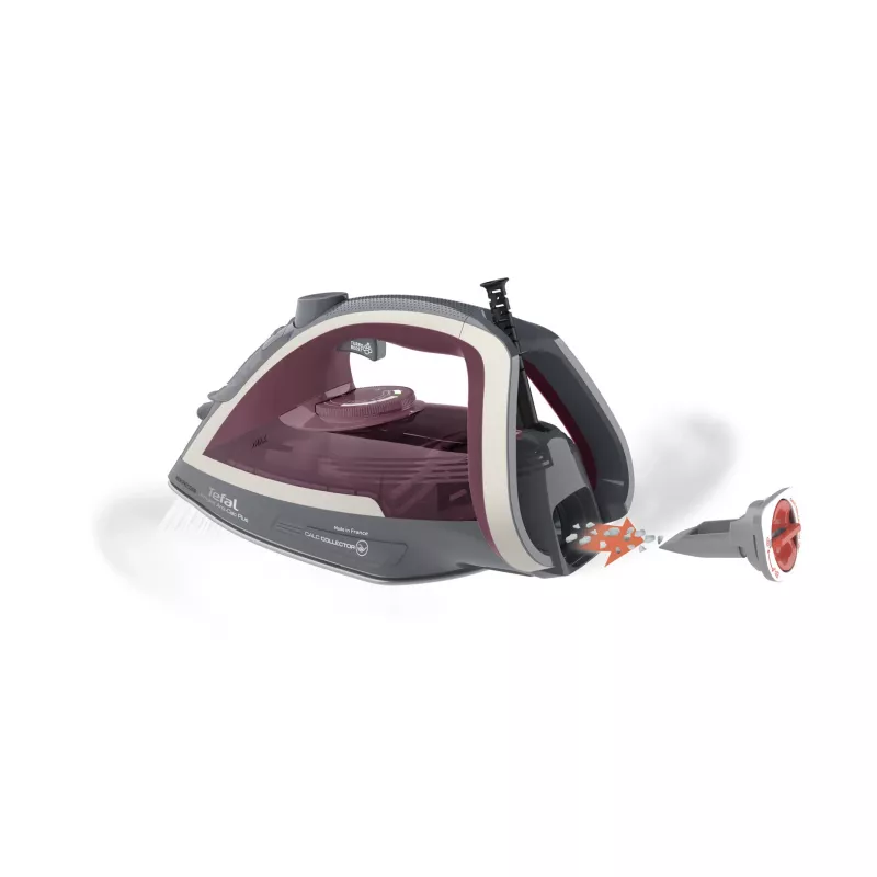 Tefal Ultragliss Anti-Calc Plus FV6840 Plancha de vapor, 2800 W, lila, plata