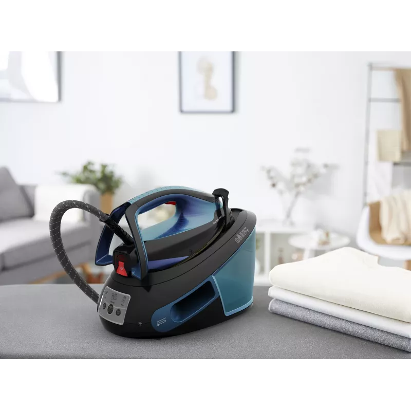 Tefal Express Vision SV8151 2800 W 1,8 l suela Durilium AirGlide Autoclean azul, negro