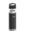 Vaso de viaje térmico THERMOS 130101, botella térmica con aislamiento al vacío 710 ml, acero inoxidable, negro