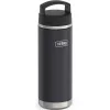 Vaso de viaje térmico THERMOS 130101, botella térmica con aislamiento al vacío 710 ml, acero inoxidable, negro
