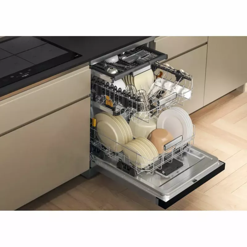 Lavavajillas independiente WHIRLPOOL W7F HS41 X — 15 cubiertos, 41 dB, Fullsize 60 cm
