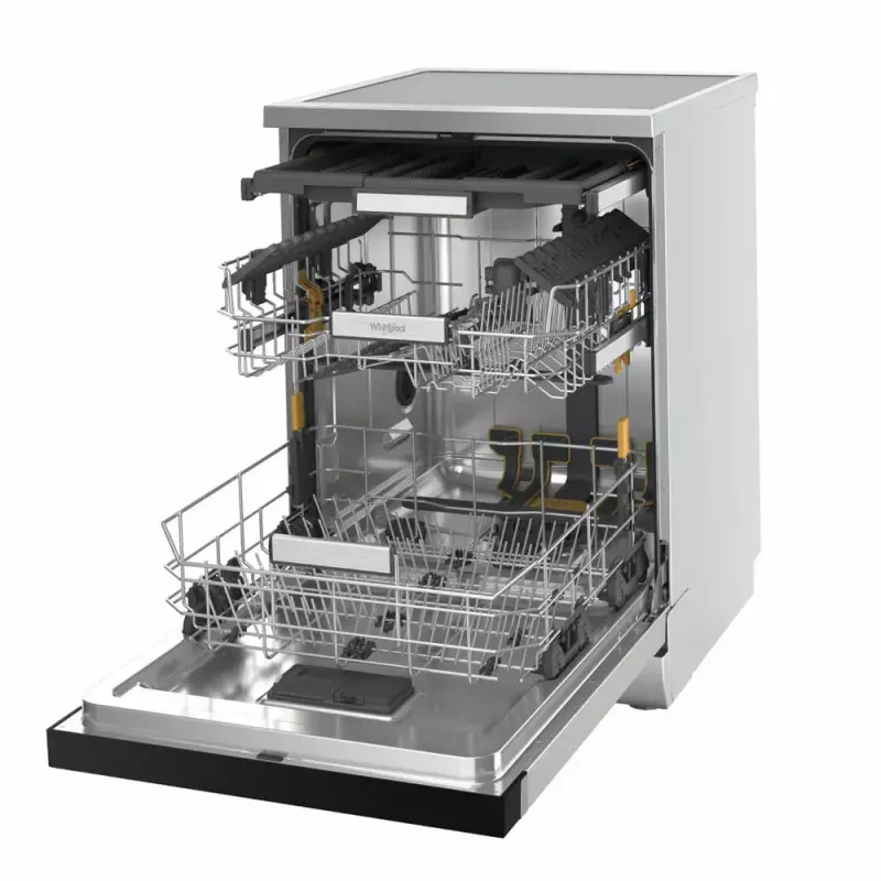 Lavavajillas independiente WHIRLPOOL W7F HS41 X — 15 cubiertos, 41 dB, Fullsize 60 cm