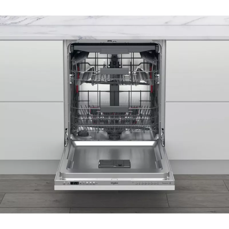 Whirlpool WI 7020 PF Lavavajillas totalmente integrable 14 cubiertos Plata