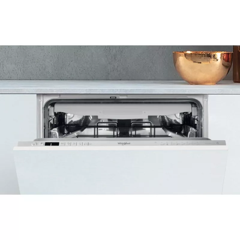 Whirlpool WI 7020 PF Lavavajillas totalmente integrable 14 cubiertos Plata