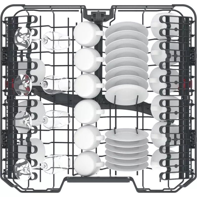 Whirlpool WI 7020 PF Lavavajillas totalmente integrable 14 cubiertos Plata