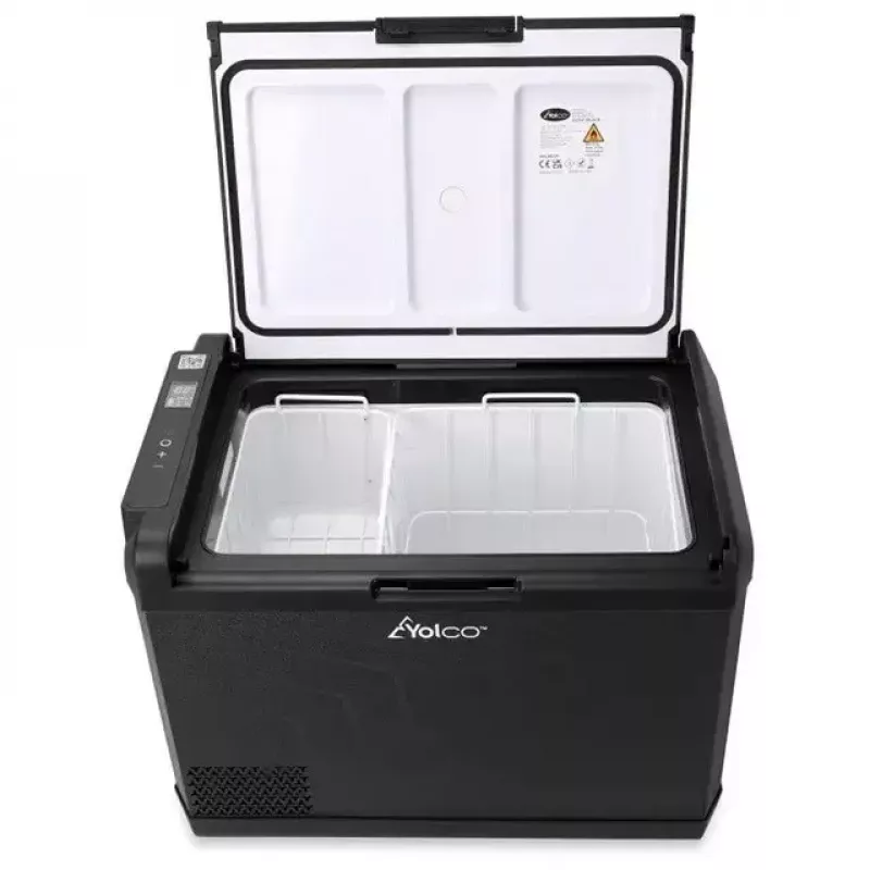 Nevera portátil con compresor Yolco GCX47 Negro — 47L de capacidad, eficiente