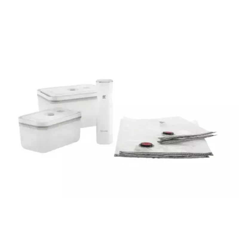 Zwilling Fresh & Save Set de inicio de envasado al vacío con recipientes de vidrio y bomba