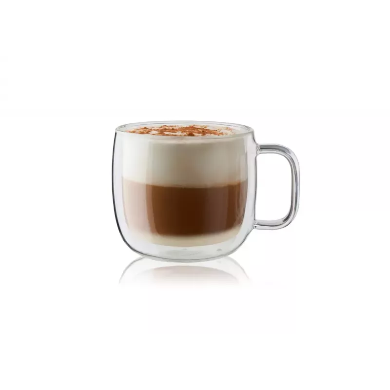 Vaso de café ZWILLING 39500-113-0, vidrio transparente, set de 2, 450 ml cada uno