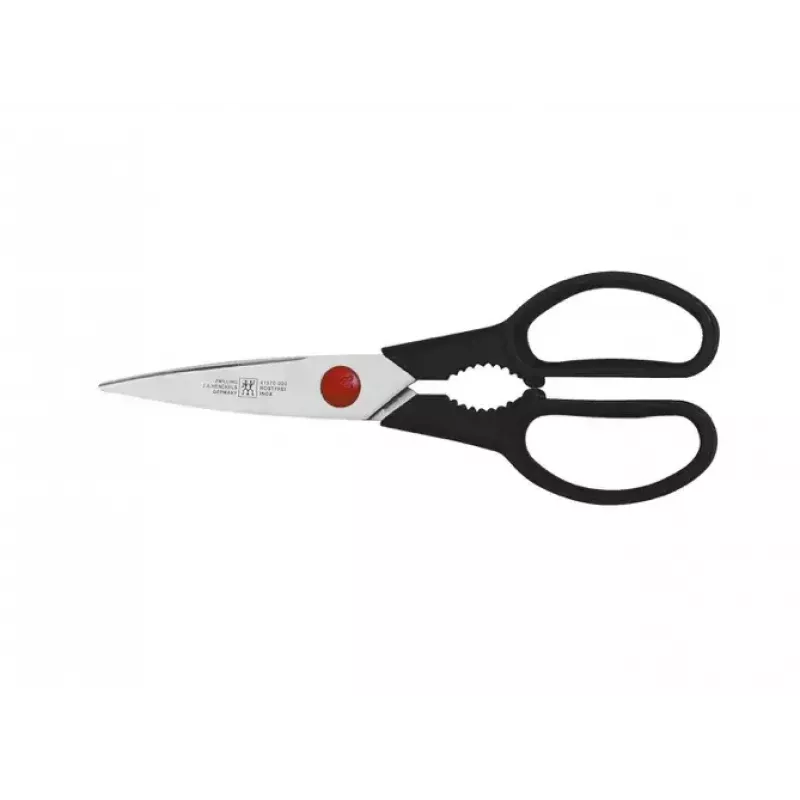 Set de bloque de cuchillos/cubiertos ZWILLING 35148-507-0 — set de 7 piezas con cuchillo de chef, cuchillo de pan, cuchillo de pelar, tijeras de cocina, bloque gris