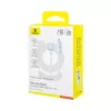 Cable USB Baseus Gem P10373003311-01 — 2 m, 2,4 A, Lightning a USB-A, revestimiento de nailon, azul