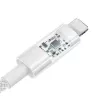 Cable de carga USB Baseus Gem P10373003211-00, 1 m, 2,4 A, Lightning/USB-A, Blanco, revestimiento de nailon