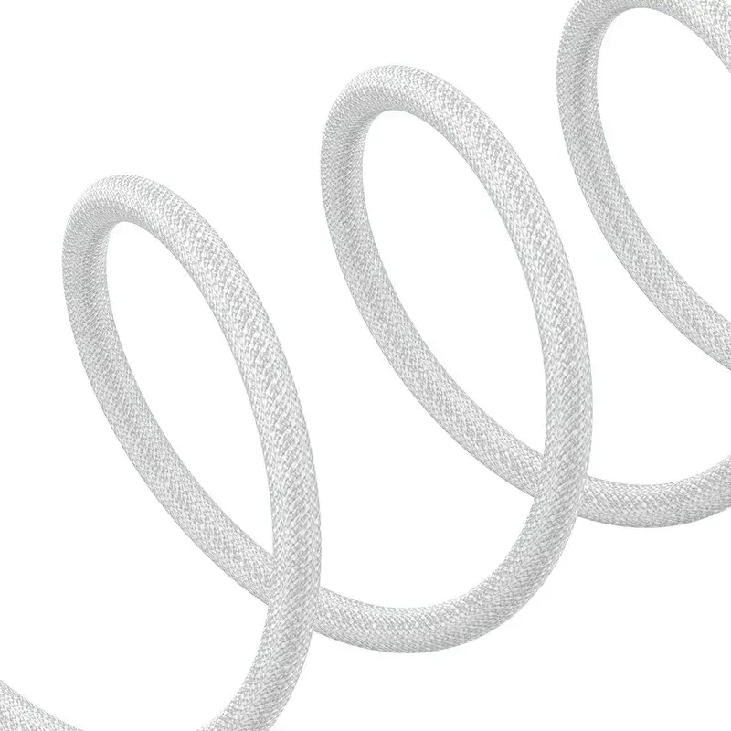 Cable de carga USB Baseus Gem P10373003211-00, 1 m, 2,4 A, Lightning/USB-A, Blanco, revestimiento de nailon