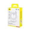 Cable USB Baseus Gem P10373003511-00 — 1 m nailon, Lightning a USB-A, carga rápida 2,4 A, lila