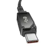 Cable USB-C a Lightning Baseus Unbreakable 1 m 20W — fibra aramida, 480 Mbit/s, negro