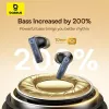 Baseus Bowie 35 A00073800123-00 auriculares intraurales totalmente inalámbricos, ANC, Bluetooth, negros