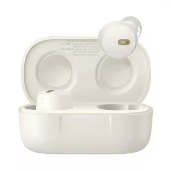 Auriculares True Wireless BASEUS Bowie E18 - Estéreo (TWS) in-ear llamadas/música - USB Type-C/Bluetooth - blanco