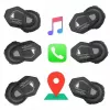 FreedConn T-Max S V4 Pro Single intercomunicador para moto, negro