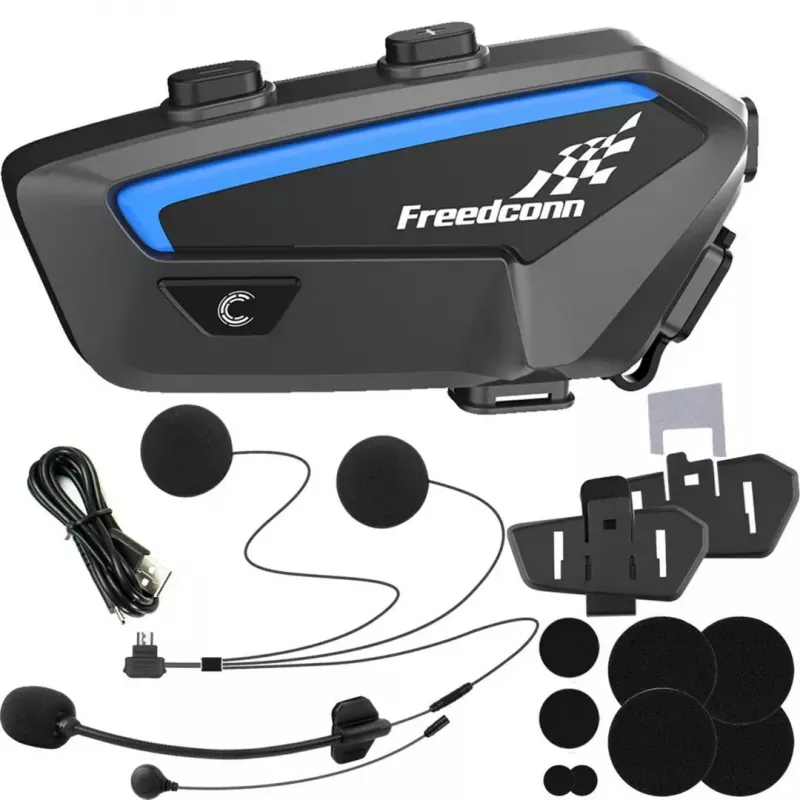 FreedConn FX intercomunicador para moto, negro
