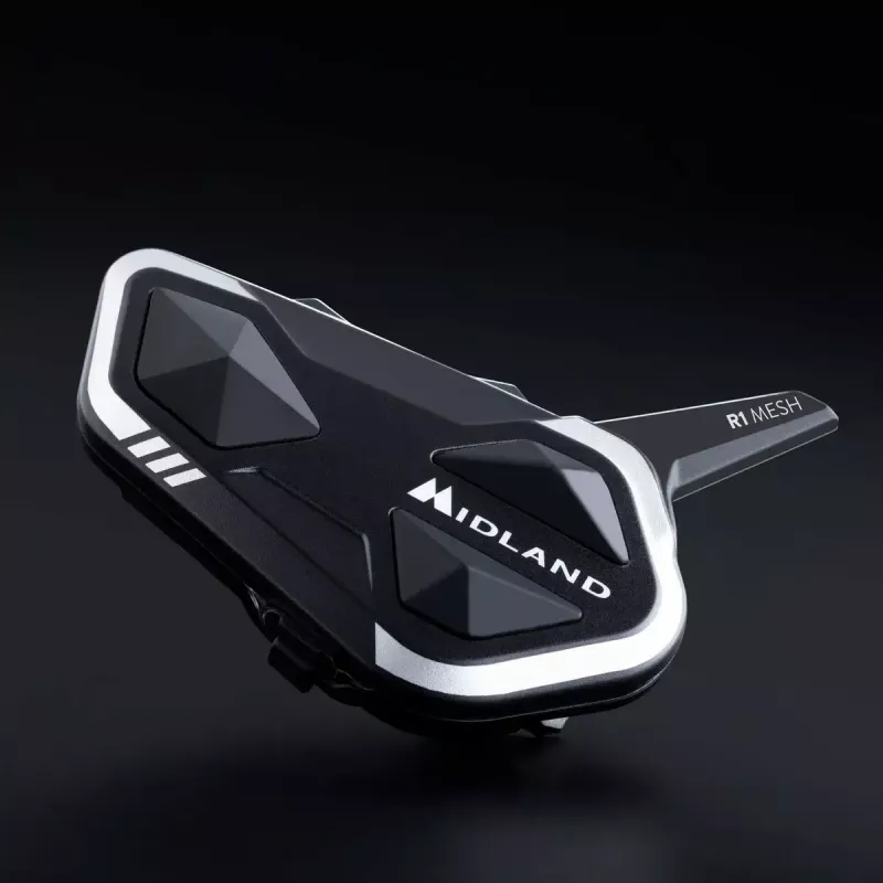 Midland R1 MESH TWIN intercomunicador para moto, pack doble (2 uds.)