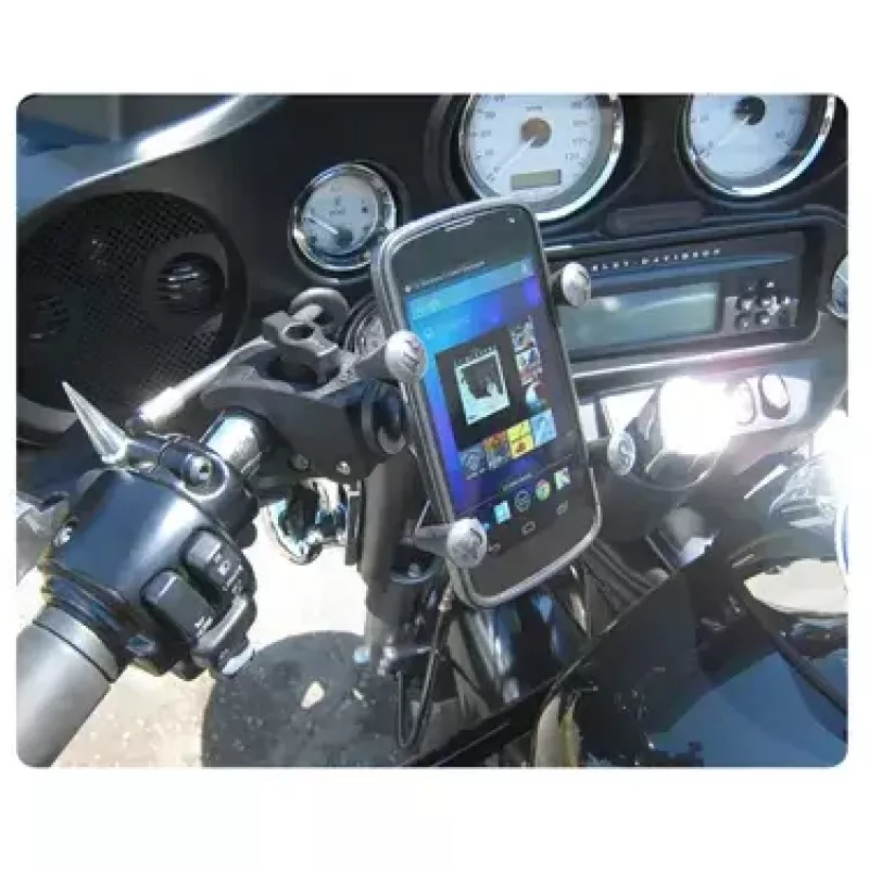 Soporte para telefono RAM Mounts X-Grip con base Low Profile Tough-Claw