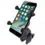Soporte para telefono RAM Mounts X-Grip con base Low Profile Tough-Claw