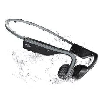 Auriculares SHOKZ OpenMove inalambricos con banda para cuello deportivos Bluetooth gris