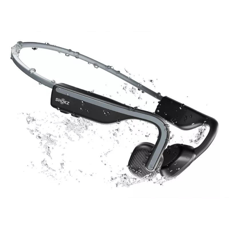 Auriculares SHOKZ OpenMove inalambricos con banda para cuello deportivos Bluetooth gris