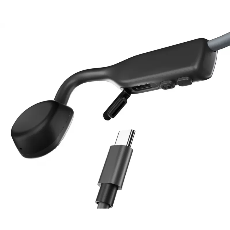 Auriculares SHOKZ OpenMove inalambricos con banda para cuello deportivos Bluetooth gris