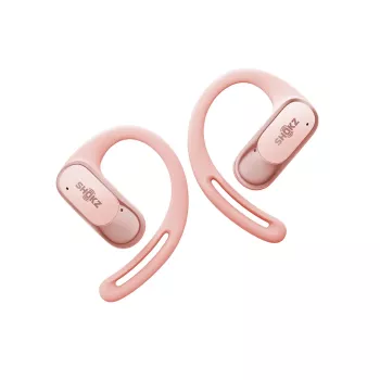 Auriculares SHOKZ OpenFit Air inalambricos con gancho para llamadas/musica/deporte/dia a dia Bluetooth rosa