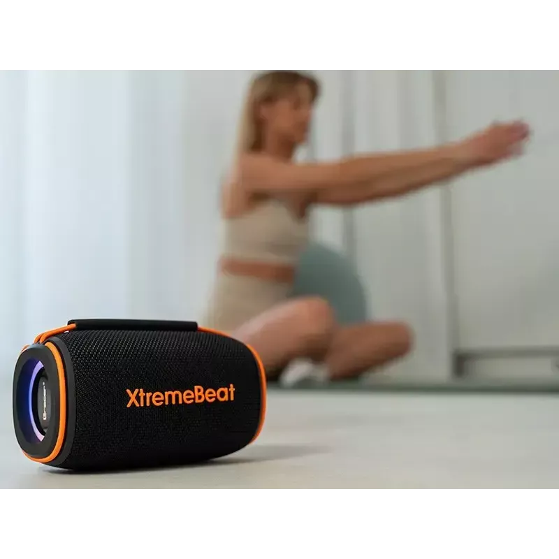 Altavoz portatil estereo TRACER XtremeBeat TWS — 15 W, IPX6, Bluetooth 5.3, 6 h, AUX/USB, microfono
