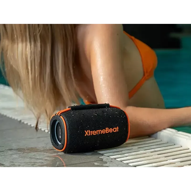 Altavoz portatil estereo TRACER XtremeBeat TWS — 15 W, IPX6, Bluetooth 5.3, 6 h, AUX/USB, microfono