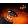 Altavoz portatil estereo TRACER XtremeBeat TWS — 15 W, IPX6, Bluetooth 5.3, 6 h, AUX/USB, microfono
