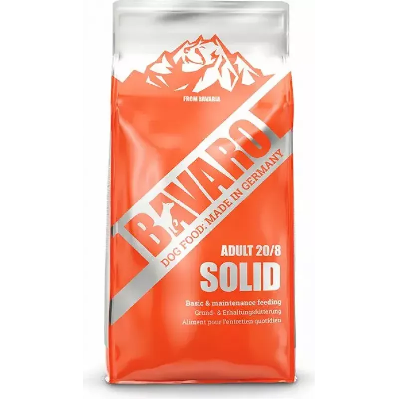 Josera Bavaro Solid 20/8 Pienso seco para perros adultos, 18 kg